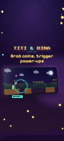 Spielszene mit eingesammeltem Magnetzauber und einer Reihe Münzen